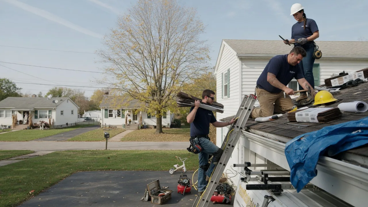Local Roofing Contractors in Ellery, IL near me